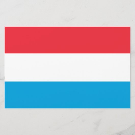 Flagge Luxemburgs Briefpapier (Vorderseite)