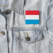 Flagge Luxemburgs Button (Beispiel)