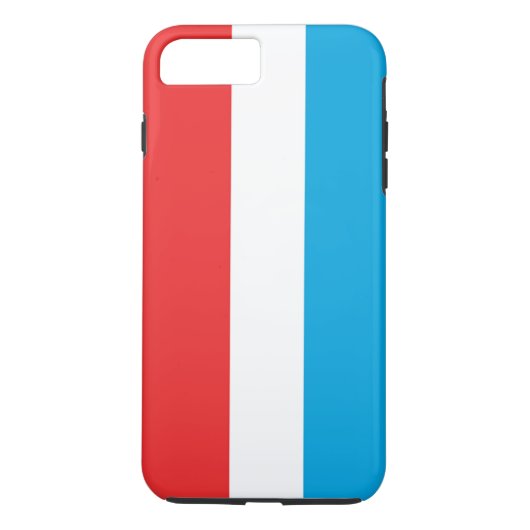 Flagge Luxemburgs Case-Mate iPhone Hülle (Rückseite)