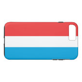 Flagge Luxemburgs Case-Mate iPhone Hülle (Rückseite (Horizontal))