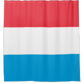 Flagge Luxemburgs Duschvorhang (Vorderseite)