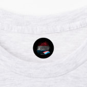 Flagge Luxemburgs Etiketten (Befestigt)