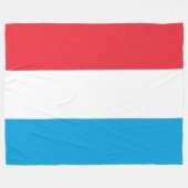 Flagge Luxemburgs Fleecedecke (Vorderseite (Horizontal))