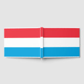 Flagge Luxemburgs Gästebuch (Voll)