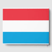 Flagge Luxemburgs Gästebuch (Rückseite)