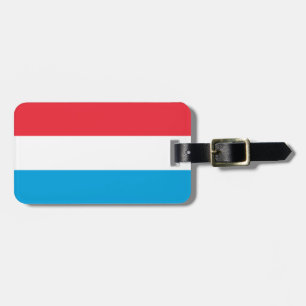 Flagge Luxemburgs Gepäckanhänger