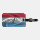 Flagge Luxemburgs Gepäckanhänger (Rückseite horizontal)