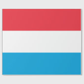 Flagge Luxemburgs Geschenkpapier (Flach)