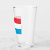 Flagge Luxemburgs Glas (Links)