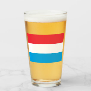 Flagge Luxemburgs Glas