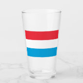 Flagge Luxemburgs Glas (Vorderseite)