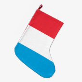 Flagge Luxemburgs Großer Weihnachtsstrumpf (Vorderansicht (hängend))