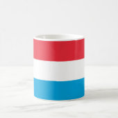 Flagge Luxemburgs Kaffeetasse (Mittel)