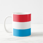 Flagge Luxemburgs Kaffeetasse (Links)
