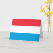 Flagge Luxemburgs Karte (Gelbe Blume)