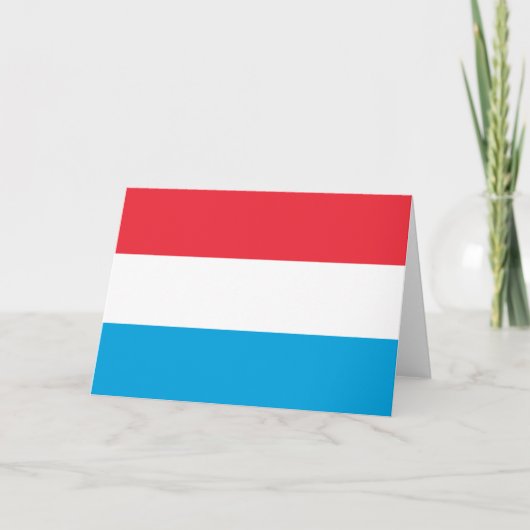 Flagge Luxemburgs Karte (Vorderseite)