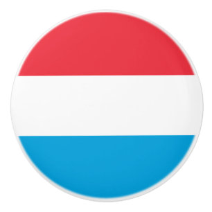 Flagge Luxemburgs Keramikknauf