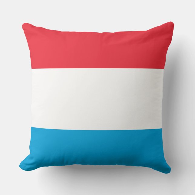 Flagge Luxemburgs Kissen (Vorderseite)