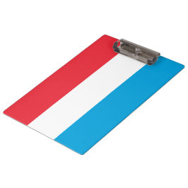 Flagge Luxemburgs Klemmbrett