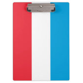 Flagge Luxemburgs Klemmbrett (Vorderseite)