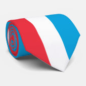 Flagge Luxemburgs Krawatte (Gerollt)