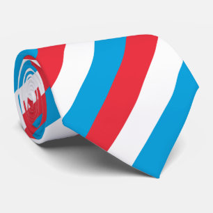 Flagge Luxemburgs Krawatte