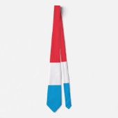 Flagge Luxemburgs Krawatte (Vorderseite)