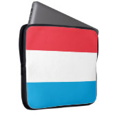Flagge Luxemburgs Laptopschutzhülle (Vorne Rechts)