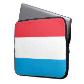 Flagge Luxemburgs Laptopschutzhülle (Vorderseite Links)
