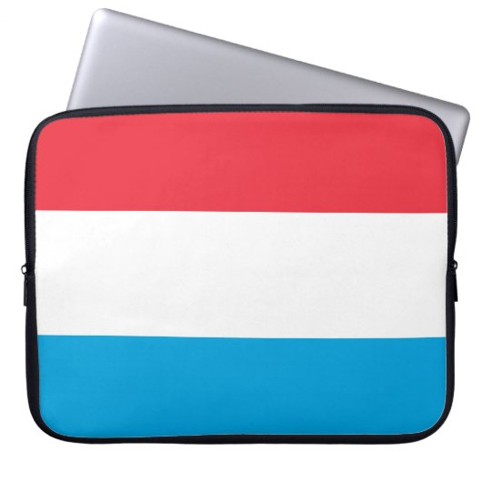 Flagge Luxemburgs Laptopschutzhülle (Vorderseite)