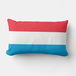 Flagge Luxemburgs Lendenkissen