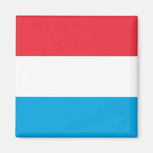 Flagge Luxemburgs Magnet (Vorne)