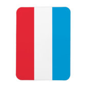 Flagge Luxemburgs Magnet (Vertikal)