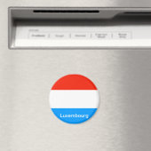 Flagge Luxemburgs Magnet (In Situ (Geschirrspüler))