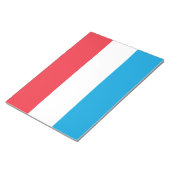 Flagge Luxemburgs Notizblock (angewinkelt)
