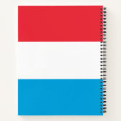 Flagge Luxemburgs Notizblock (Rückseite)