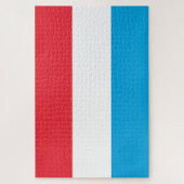Flagge Luxemburgs Puzzle (Vertikal)