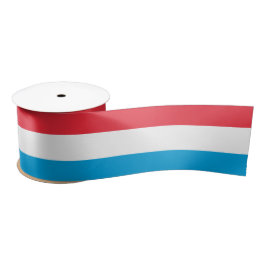 Flagge Luxemburgs Satinband