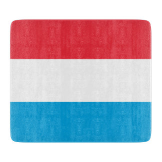 Flagge Luxemburgs Schneidebrett