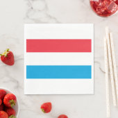 Flagge Luxemburgs Serviette (Beispiel)