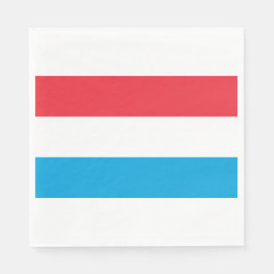 Flagge Luxemburgs Serviette