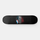 Flagge Luxemburgs Skateboard (Horizontal)