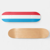 Flagge Luxemburgs Skateboard (Horizontal)