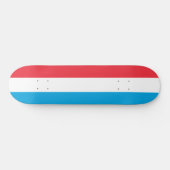Flagge Luxemburgs Skateboard (Horizontal)