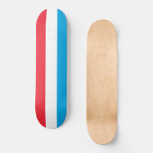 Flagge Luxemburgs Skateboard (Vorderseite)