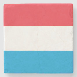 Flagge Luxemburgs Steinuntersetzer