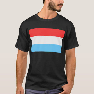 Flagge Luxemburgs T-Shirt