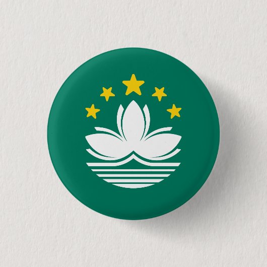 Flagge Macaus Button (Vorderseite)