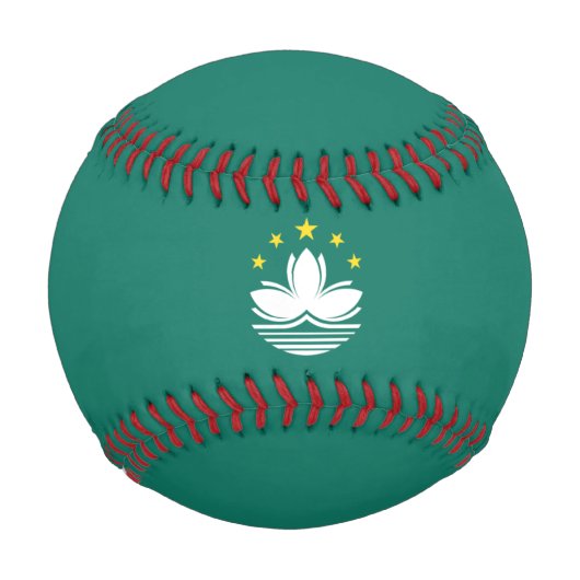 Flagge Macaus (chinesische Region) Baseball (Vorderseite)