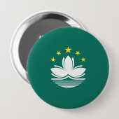 Flagge Macaus (chinesische Region) Button (Vorne & Hinten)